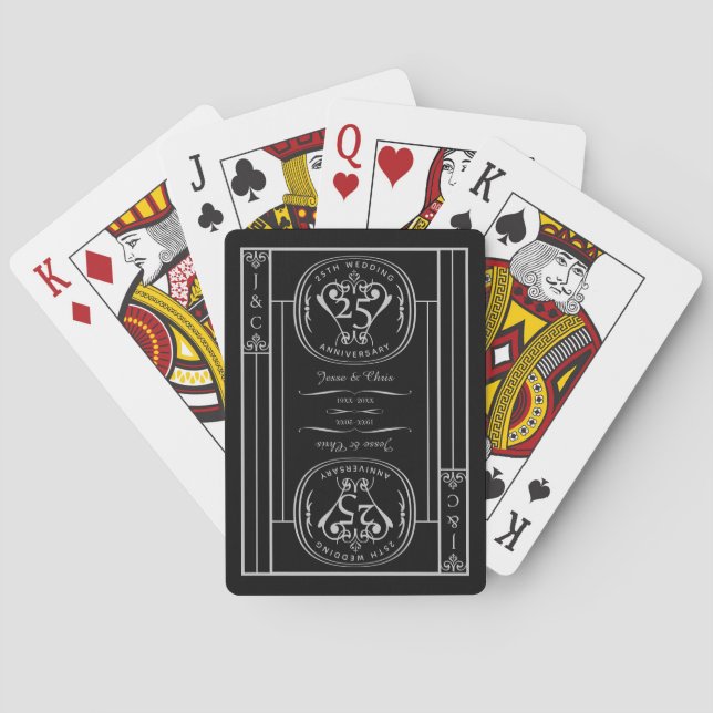 Jeu De Cartes Cartes de jeu classiques du 25e anniversaire (dos)