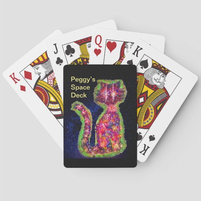 Jeu De Cartes Cartes de jeu Cosmic Cat (dos)