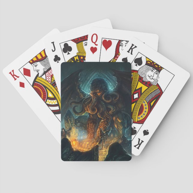 Jeu De Cartes Cartes de jeu Cthulhu de Lovecraft (dos)