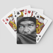 Cartes de jeu d'Afro-américain