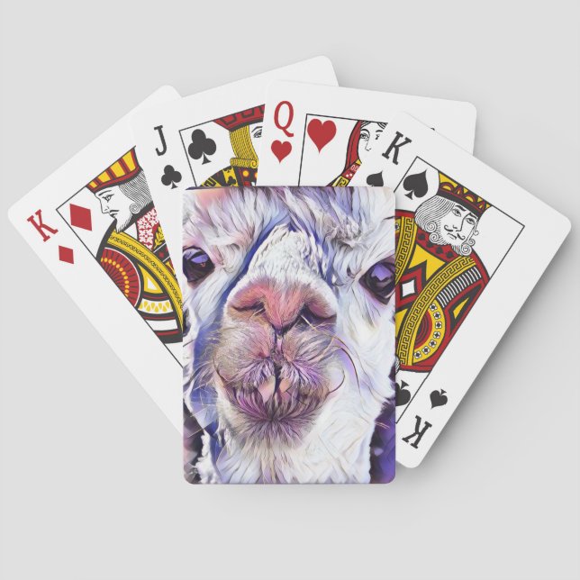 Jeu De Cartes Cartes de jeu d'alpaga (dos)