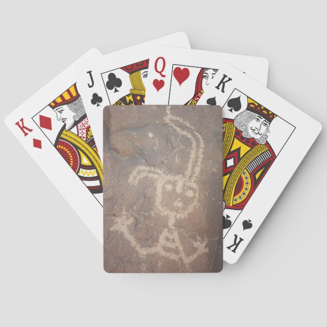 Jeu De Cartes Cartes de jeu d'art de roche (dos)