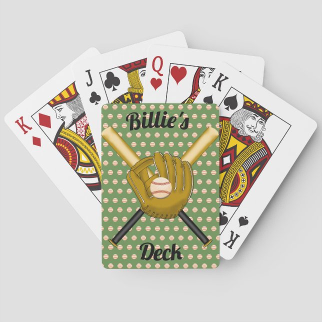 Jeu De Cartes Cartes De Jeu De Baseball (dos)