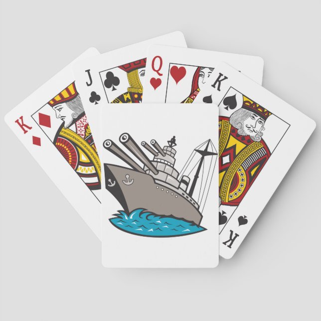 Jeu De Cartes Cartes de Jeu de Bataillon (dos)