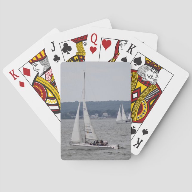 Jeu De Cartes Cartes de jeu de bateau à voile (dos)