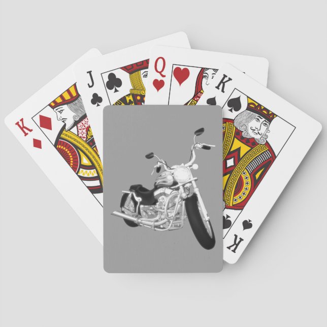 JEU DE CARTES CARTES DE JEU DE BIKER (dos)