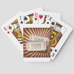 Jeu De Cartes Cartes de jeu de billets de cinéma