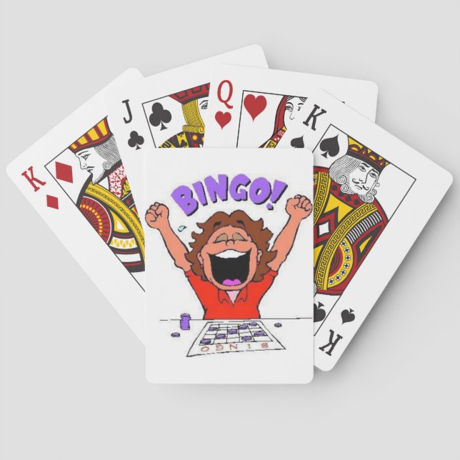 Jeu De Cartes Cartes de jeu de bingo-test (dos)