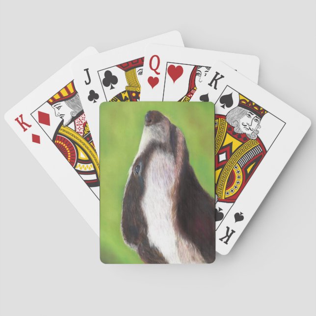 Jeu De Cartes Cartes de jeu de blaireau (A332) (dos)