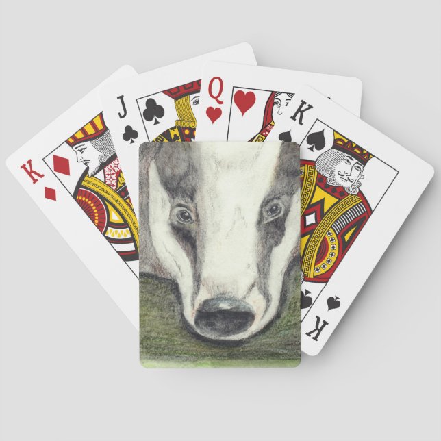 Jeu De Cartes Cartes de jeu de blaireau (JZH2) (dos)