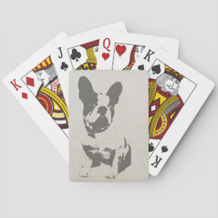Jeu De Cartes Cartes de jeu de bouledogue français