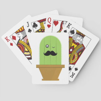 Jeu De Cartes Cartes de jeu de cactus de moustache