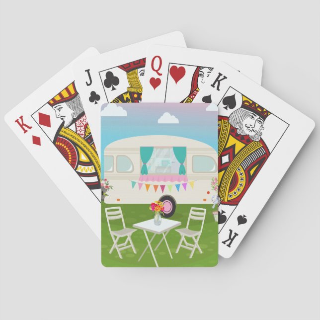 Jeu De Cartes Cartes de jeu de campeurs (dos)