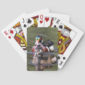 Jeu De Cartes Cartes de jeu de canard en bois