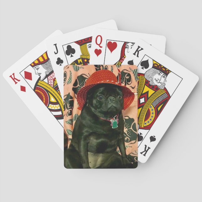 Jeu De Cartes cartes de jeu de carlin (dos)