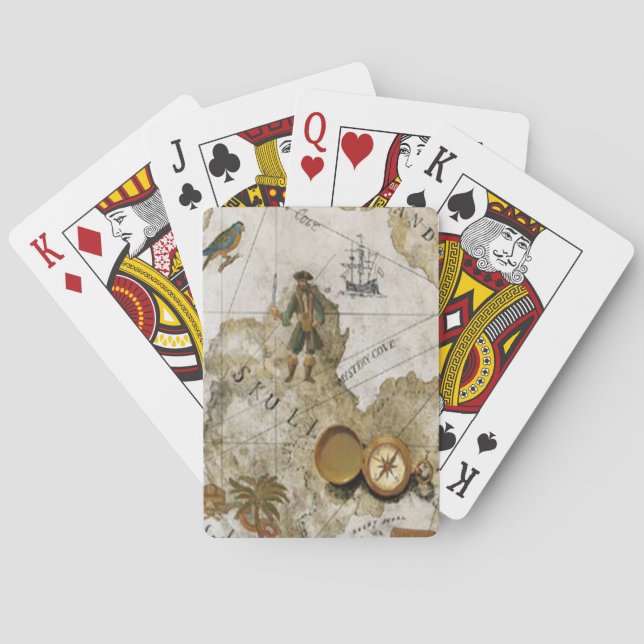 Jeu De Cartes Cartes de jeu de carte de pirate (dos)