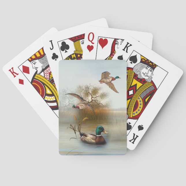 Jeu De Cartes Cartes de jeu de chasse de canard (dos)