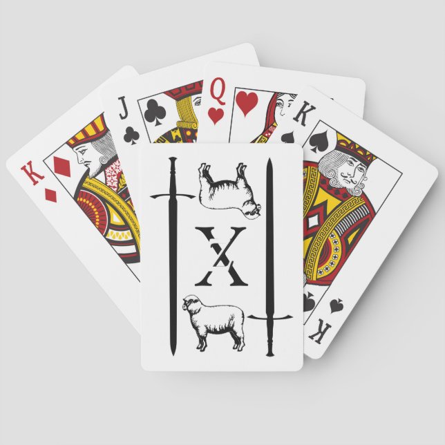 Jeu De Cartes Cartes de jeu de Chi de Zeta (dos)