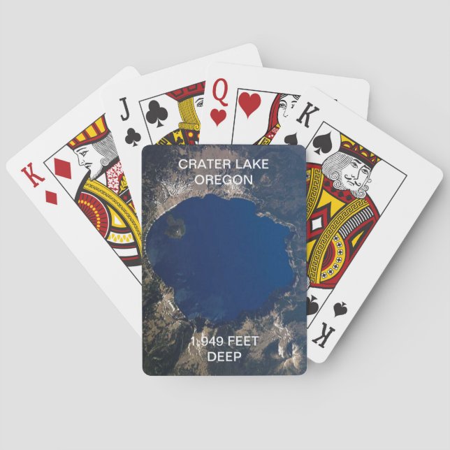 Jeu De Cartes Cartes de jeu de Crater Lake (dos)