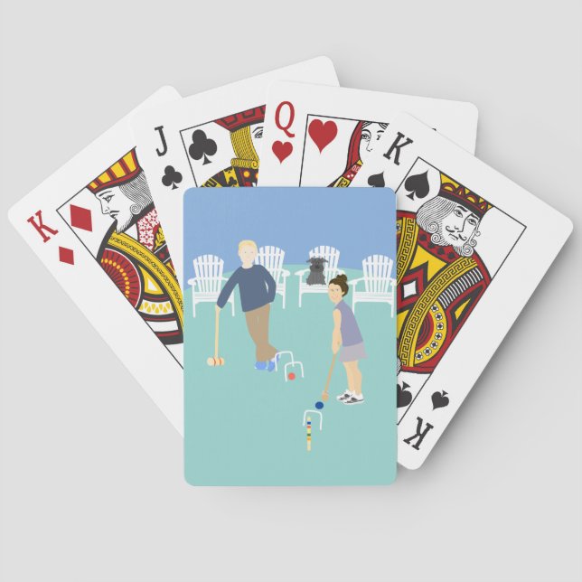 Jeu De Cartes Cartes de jeu de croquet (dos)
