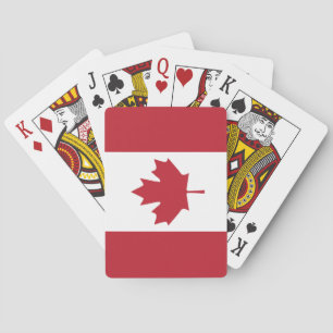 Jeu De Cartes Cartes de jeu de drapeau du Canada