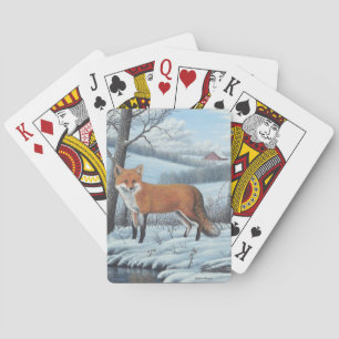 Jeu De Cartes Cartes de jeu de Fox rouge