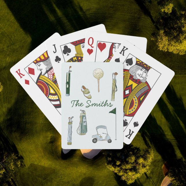 Jeu De Cartes Cartes De Jeu De Golf (Créateur téléchargé)