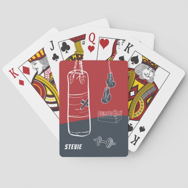 Jeu De Cartes Cartes De Jeu De Gym En Temps Libre (dos)