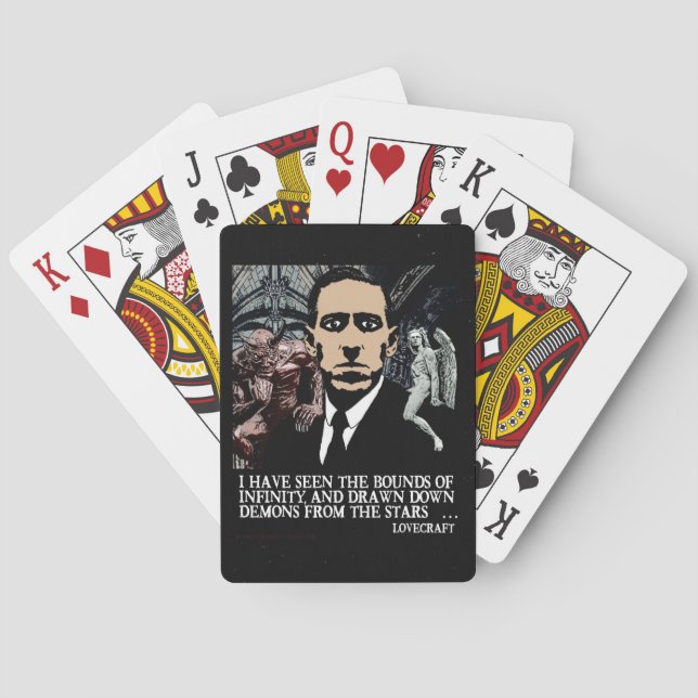 JEU DE CARTES CARTES DE JEU DE HP LOVECRAFT (dos)