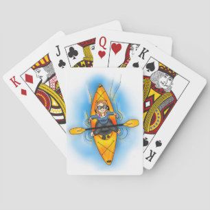 Jeu De Cartes Cartes de jeu de kayak de Khat