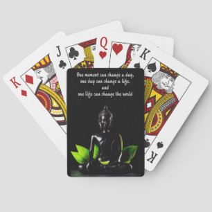 Jeu De Cartes Cartes de jeu de la citation 2 de Bouddha