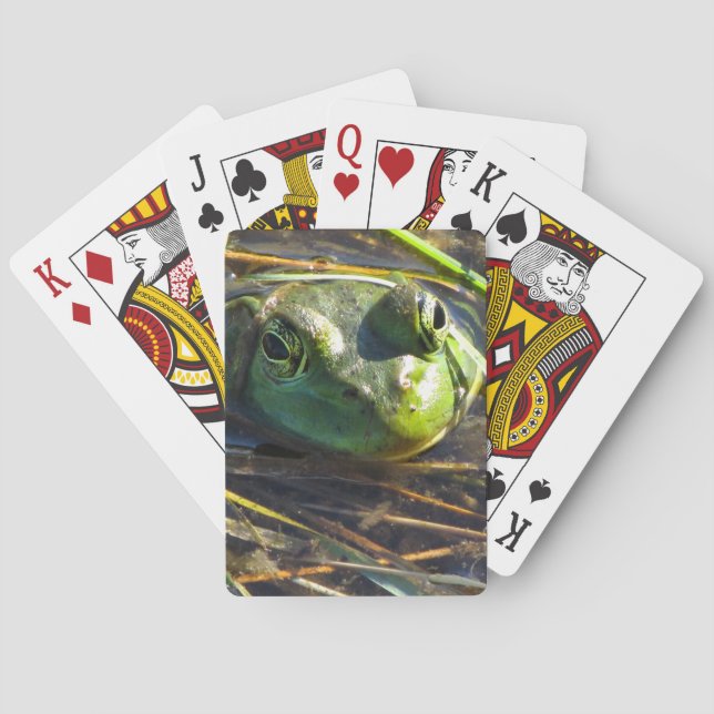 Jeu De Cartes Cartes de jeu de la grenouille rousse (dos)