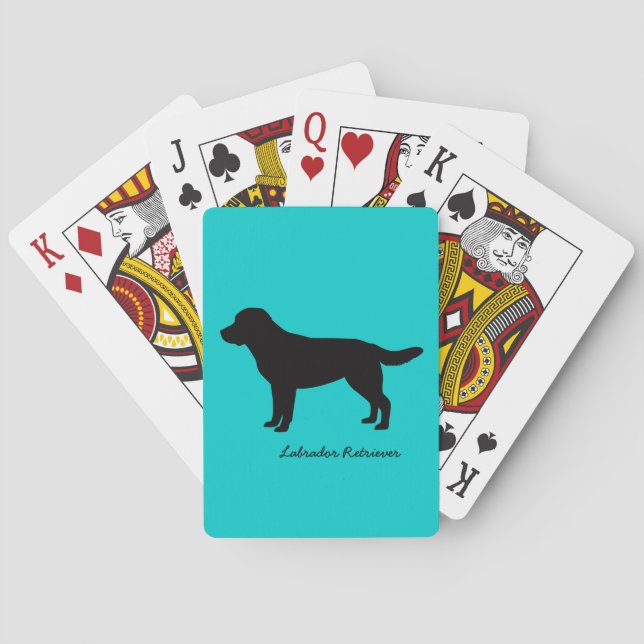 Jeu De Cartes Cartes de jeu de labrador retriever (dos)
