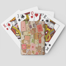Cartes de jeu de lettres d'amour
