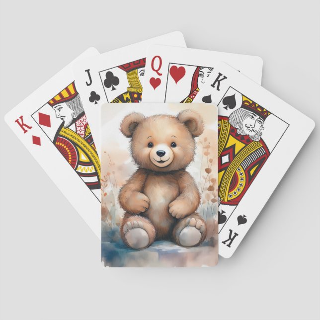 Jeu De Cartes Cartes de jeu de l'ours en peluche (dos)