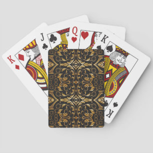 Jeu De Cartes Cartes de jeu de luxe Noir et Or