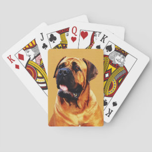 Jeu De Cartes Cartes de jeu de mastiff de Taureau