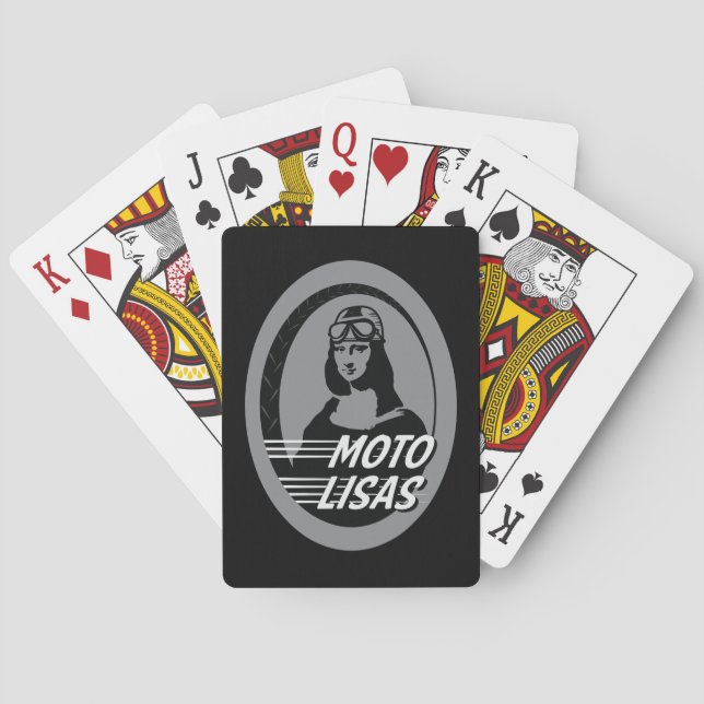 Jeu De Cartes Cartes de jeu de Moto Lisas (dos)