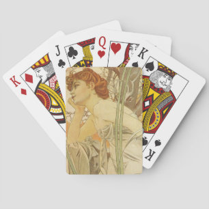 Jeu De Cartes Cartes de jeu de Nouveau d'art