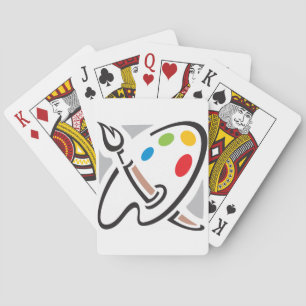 Jeu De Cartes Cartes de jeu de palette de peintres