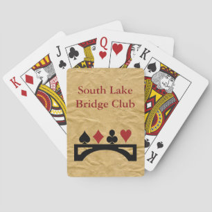 Jeu De Cartes Cartes de jeu de papier froissées de pont de