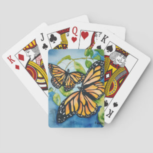 Jeu De Cartes Cartes de jeu de papillons de monarque