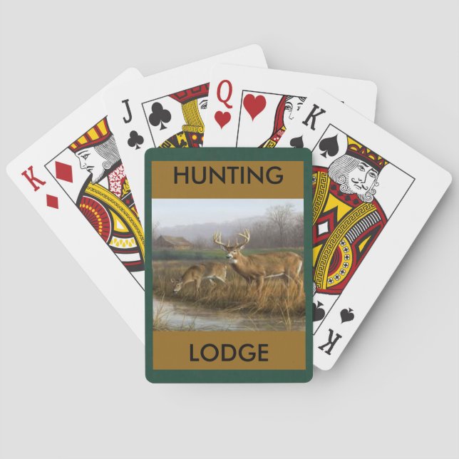 Jeu De Cartes Cartes de jeu de pavillon de chasse (dos)