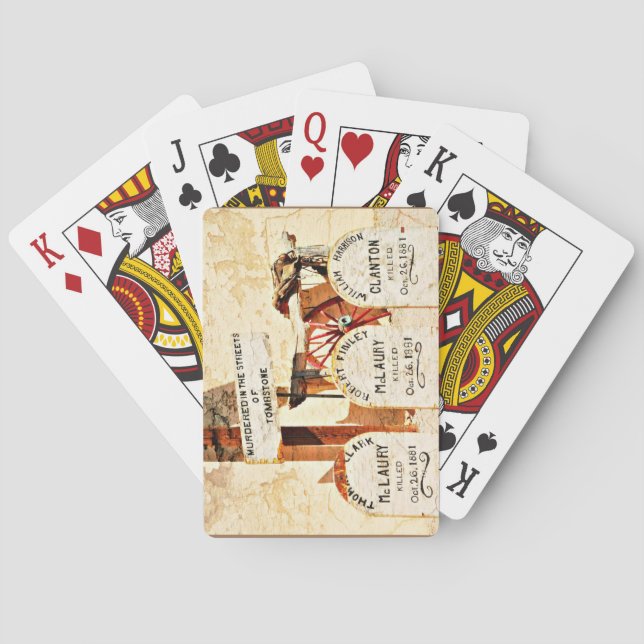Jeu De Cartes Cartes de jeu de "pierre tombale" (dos)