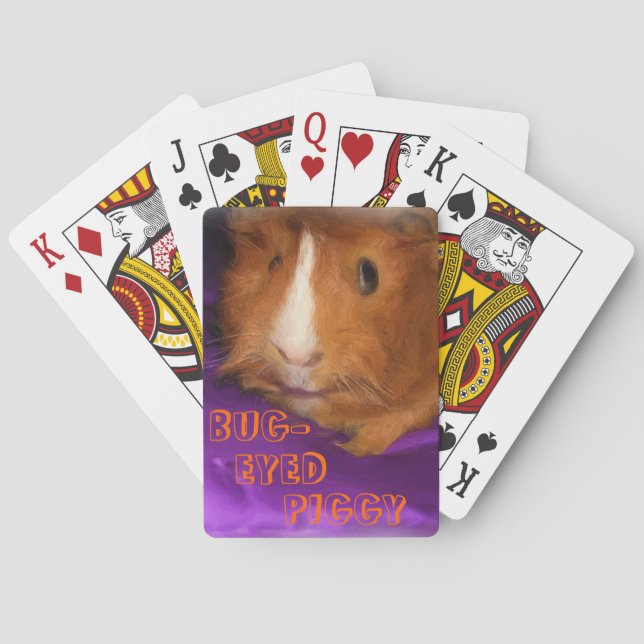 JEU DE CARTES CARTES DE JEU DE PIGGIE À L'OEIL BOGUE (dos)