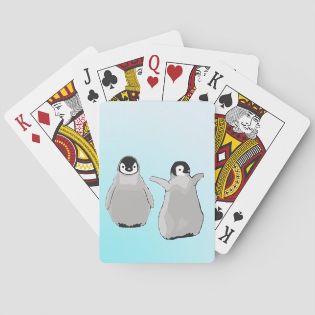 Jeu De Cartes Cartes de jeu de pingouins (dos)