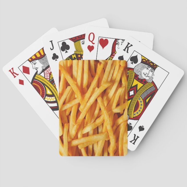 Jeu De Cartes Cartes de jeu de pommes frites (dos)