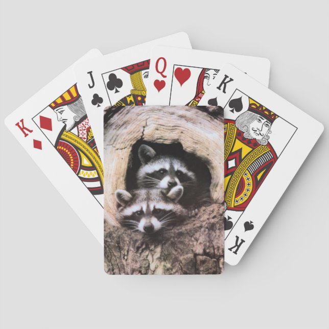 Jeu De Cartes Cartes de jeu de raton laveur (dos)