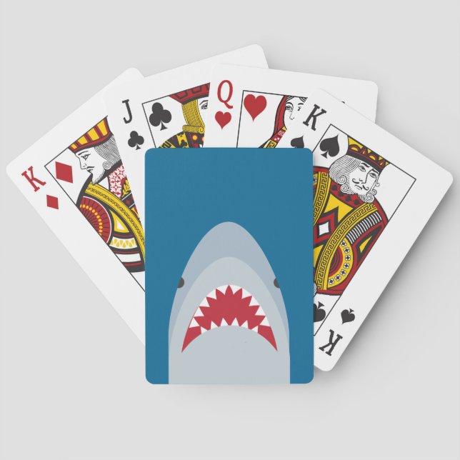 Jeu De Cartes Cartes de jeu de requin (dos)