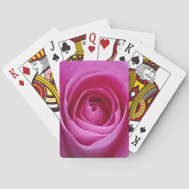 Jeu De Cartes Cartes de jeu de rose de rose (dos)